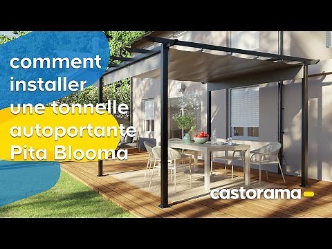 Comment installer une pergola autoportante Pita Blooma - Castorama