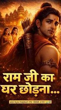 "Jab Ram ji ne bina sawal kiye ghar chhod diya… 😢😥 #ram #ramji #bagvan #vanvas #tranding #shots 🪔🪔