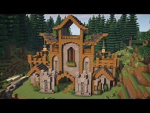Minecraft: How To Build A Medieval Castle Tutorial