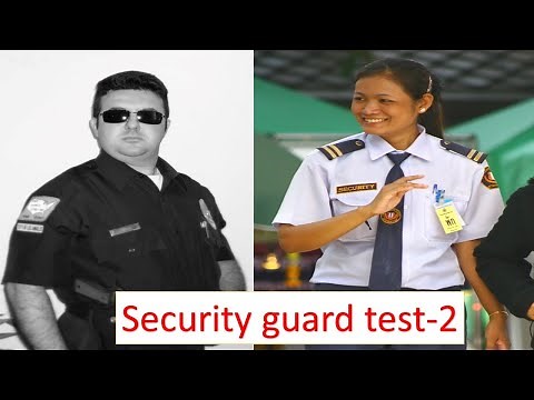 Security guard exam test-2