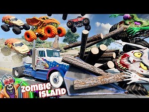 Monster Jam INSANE Bigfoot Forest Adventure Compilation 2 | Racing, Freestyle, and High Speed Jumps