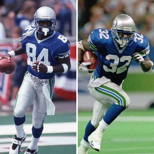 These epic Seahawks throwback uniforms remind us of Joey Galloway & Ricky Watters 🔥 (via NFL Throwback) | NFL
