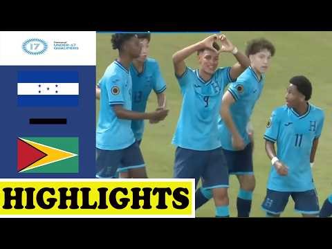 Honduras vs Guyana Highlights | U17 Concacaf 2026 Qualifiers