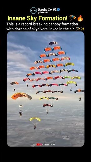 A Skydiving Formation You’ve Never Seen Before! 🪂😳