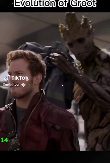 The Evolution of Groot in Guardians of the Galaxy