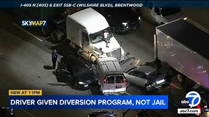 Woman in 405 Fwy chase crash gets diversion program, not jail