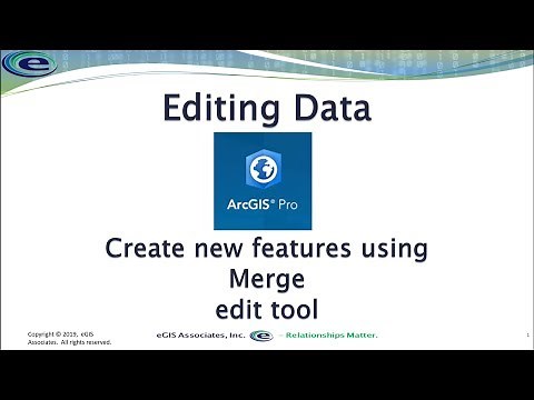 ArcGIS Pro: Using the Merge Edit tool to create new features