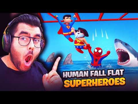 😂 Spiderman Vs Superman!! | Human Fall Flat 😂 | Hitesh KS