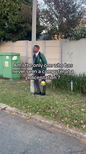 Nunca vi una computadora en una comisaría