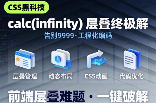 calc (infinity)：前端 z-index 终极解决方案