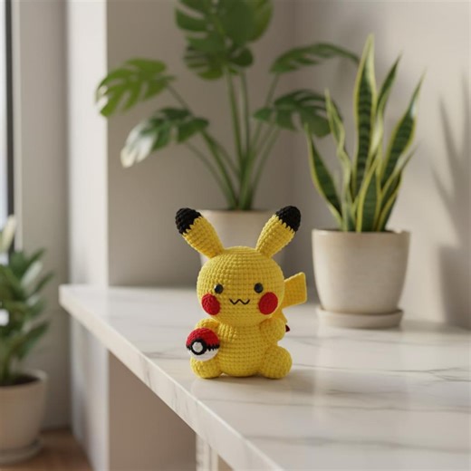 Handcrafted Crochet Pikachu Plush Toy - Adorable Yellow Pokémon Companion for Kids and Collectors - Perfect Gift Idea - Etsy Australia