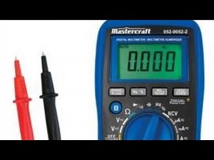 MASTERCRAFT 052-0052-2 Multimeter Review & Teardown!