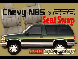 Install 1999-2006 NBS GM Truck Seats into 1988-1999 OBS Chevy/GMC Truck/SUV