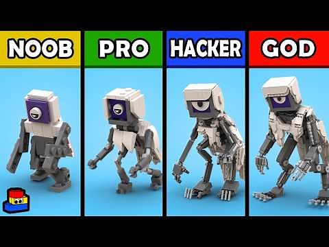 LEGO Poppy Playtime: Building The Doctor (Noob, Pro, Hacker, and GOD)