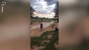 Australian river comes back to life after years of drought