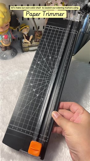 let’s make our own color chart to swatch our coloring markers using this Paper Trimmer #papertrimmer #trimmer #stationery #artmaterials #art