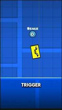 How to use the scale trigger in geometry dash #geometrydash #editor #howto #shorts