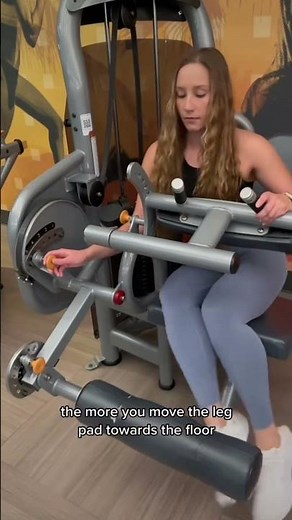 Seated Leg Curl Machine Tutorial