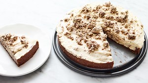 No Bake Chocolate Halva Cheesecake » Jamie Geller