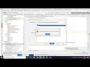 🔥🔥 The destination folder does not exist or is not writable android studio | Solution