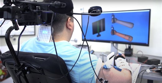 AI-powered brain implant restores a paralyzed man’s ability to feel and move