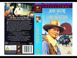 Original VHS Opening and Closing to The Comancheros UK VHS Tape