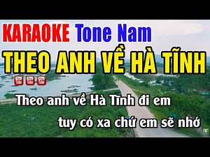 Theo Anh Về Hà Tĩnh KARAOKE Tone Nam 2026 - Nhạc Sống Thanh Ngân