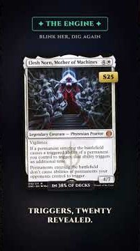 Atraxa, Grand Unifier: 7 mana, look at 10, keep up to 8, then BLINK her again #shorts