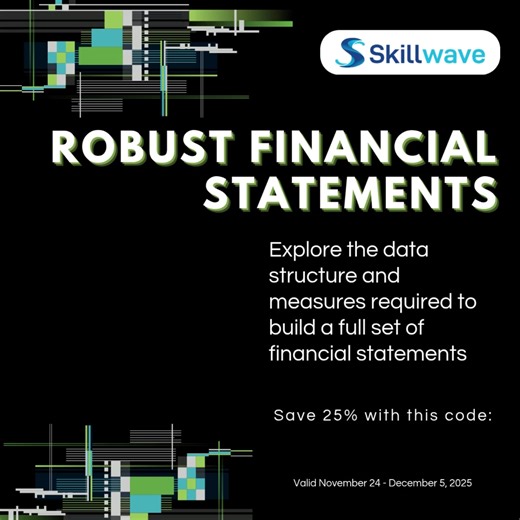 Skillwave Training on Instagram: "#PowerPivot in #Excel has incredible potential for #FinancialAnalytics, and Ken Puls will show you how to unlock it! Master the art of building financial statements, balance sheets, and more. Enroll today and take your #FinancialAnalysis skills to the next level. 💲 📈 Register now with code 2025CYBER to save 25%: https://skw-t.com/cw25-bfs #BusinessIntelligence #BusinessIntelligenceAnalyst #DataScience #DataAnalytics #FinancialModeling"