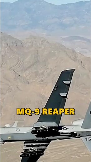 MQ-9 Reaper: The Drone That Hunts From the Sky ✈️🔥 #shorts