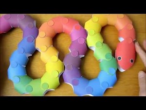papercraft - action origami - moving snake - tutorial - dutchpapergirl