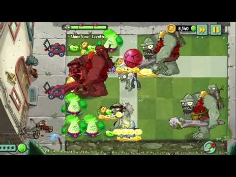 Stabbing Okra /Shine Vine,🌼🌿🌼 Plant of the Week Level -3 & 4.Plants Vz Zombie's 2