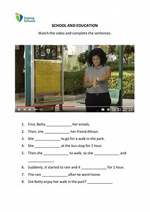 School and Education interactive worksheet