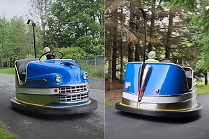 Man Builds Road Legal Bumper Car Modeled After 1953 Lusse Auto Skooter