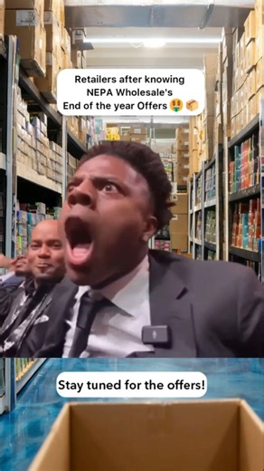 NEPA Wholesale | Retailers when they find out about NEPA Wholesale's incredible End of Year Offers! 🎉📦 Stay tuned for the big reveal! | Instagram