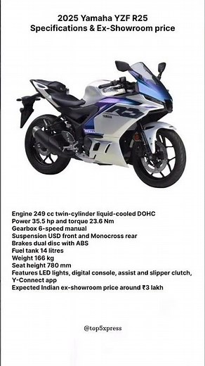 2025 Yamaha YZF R25 🫵🔥