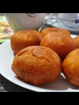 Cucur Badak with Coconut Floss/Malay Snacks "Juadah Buka Puasa"