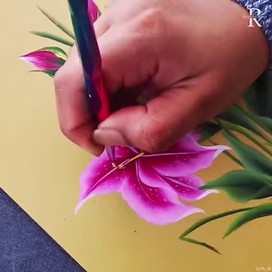 3.7M views · 10K reactions | How To Paint the Most REALISTIC Iris Bouquet | Colors N Shades-The magical Rendering | Facebook