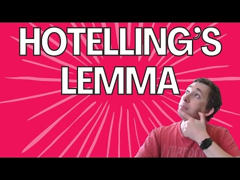 Master Hotelling's Lemma in 2 Minutes | Micro Struggle