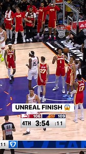 WHAT A FANTASTIC FINISH FOR THE Atlanta Hawks! 😮‍💨 | NBA