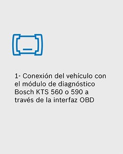 ¡Evalúa los coches usados y añade negocio a tu taller! Como taller, ofrecer evaluaciones de vehículos claras, fiables y eficientes puede diferenciarte en el competitivo mercado de coches usados. El Certificado Bosch de Vehículo Usado es tu herramienta de confianza para evaluar y documentar el estado de tus coches usados. Al usar el Bosch KTS 560 o KTS 590 y ESI[tronic], proporcionas a tus clientes un informe fiable y detallado sobre el estado del vehículo, que incluye: 💡 Historial de accidentes