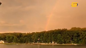 Beautiful storm into rainbow time-lapse video taken in Ringwood, NJ ❤️(Courtesy: Tom Conway) | News 12