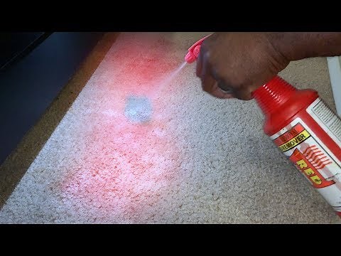 This process removes RED STAINS with EASE!