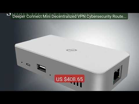 Deeper Connect Mini Decentralized VPN Cybersecurity Router wit... — Best Buy 2026 | Great Quality!