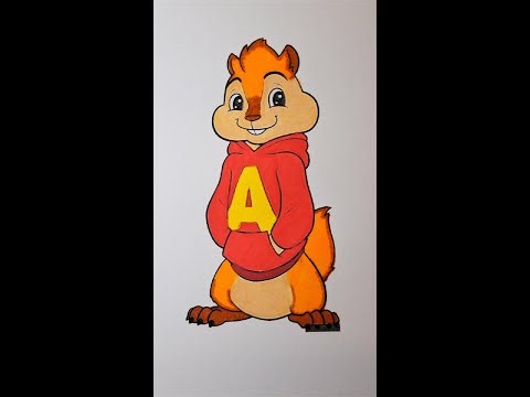 Drawing Alvin the Chipmunk! ✨🐿️