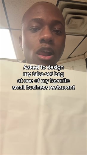 Custom Takeout Bag Design for Local Restaurant