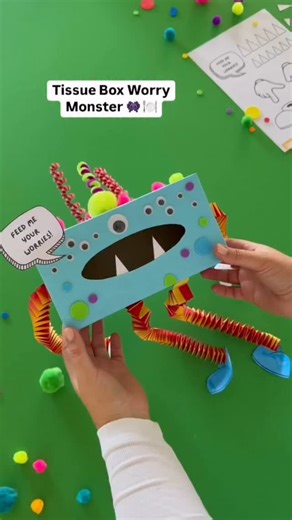 R U OK? Tissue Box Worry Monster Activity – your friendly classroom...