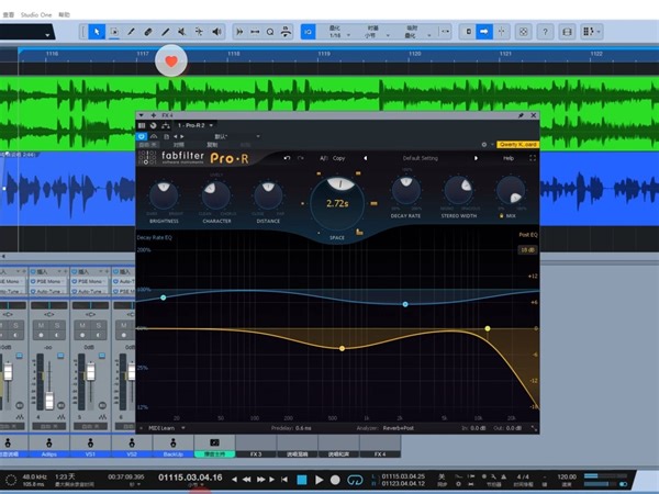 Fabfilter肥波Pro R使用教程，之Pro R强大的高品质混响插件