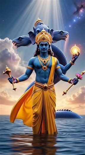 Lord Vishnu Avatar | Hyper-Realistic Divine Animation | Cinematic 4K