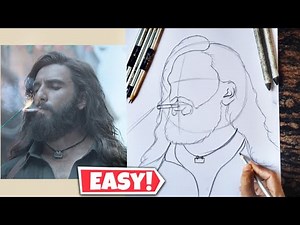 Dhurandhar Ranveer Singh drawing #dhurandhar #ranveersingh #drawing